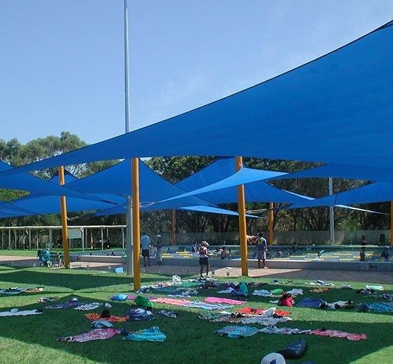 Commercial Shade Sails - Swimming Pool