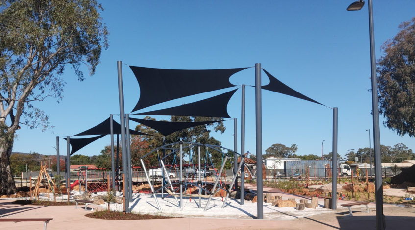 Wholesale Shade Sails over a Playground